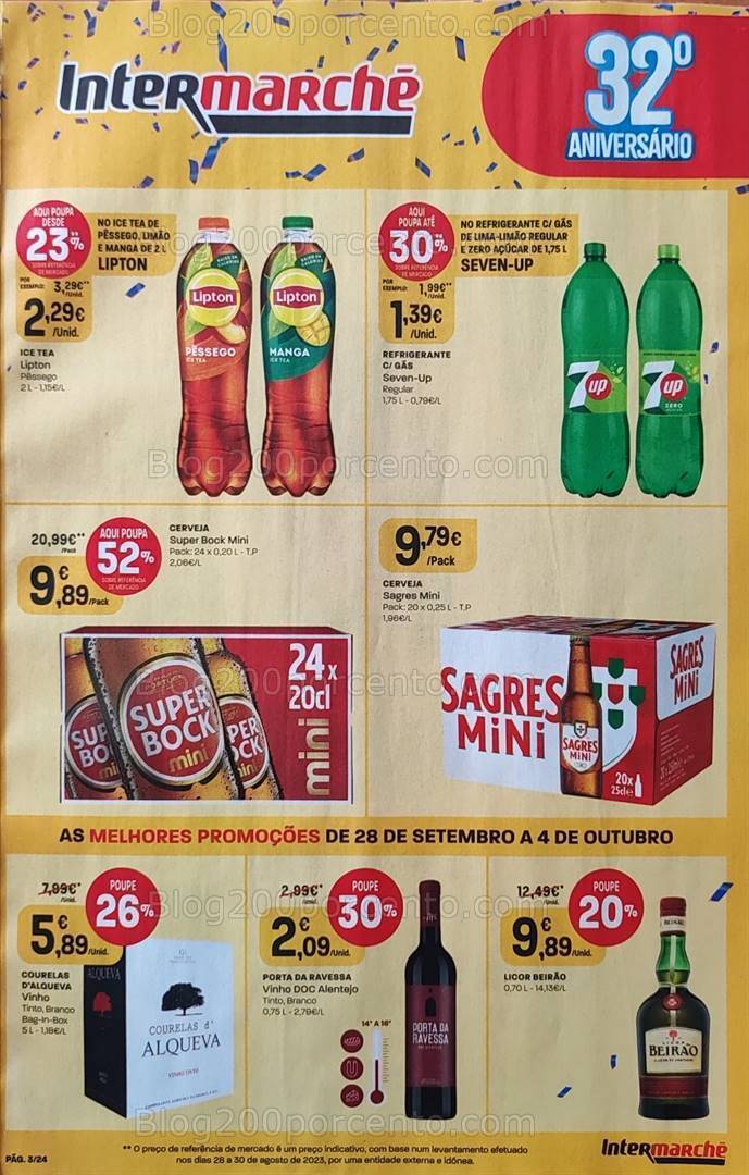 Antevisão Folheto INTERMARCHÉ Promoções de 28 setembro a 4 outubro