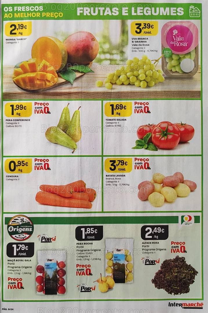 Antevisão Folheto INTERMARCHÉ Promoções de 28 setembro a 4 outubro