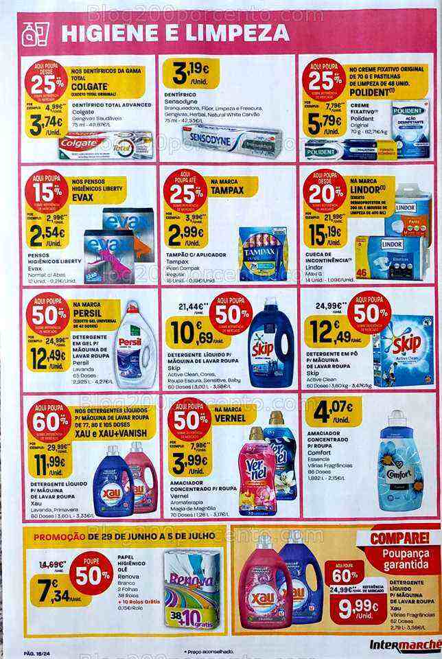 Antevisão Folheto INTERMARCHÉ Promoções de 29 junho a 5 julho