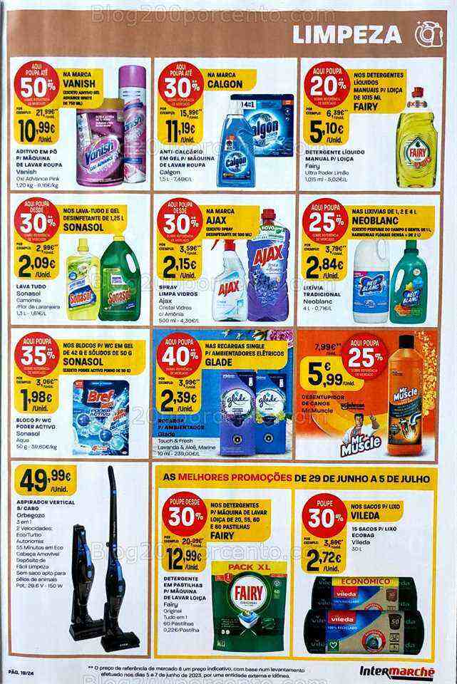 Antevisão Folheto INTERMARCHÉ Promoções de 29 junho a 5 julho
