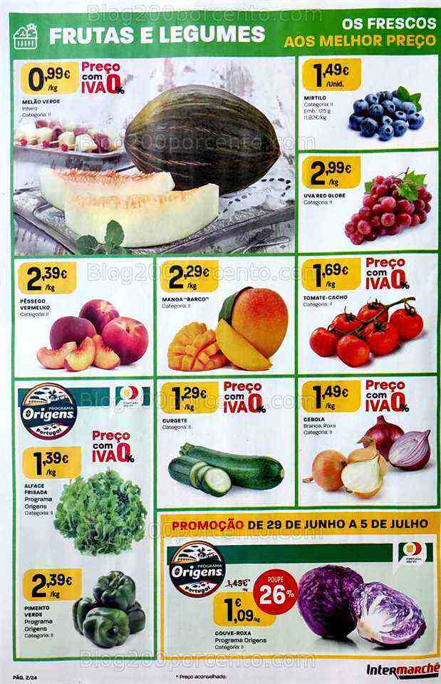 Antevisão Folheto INTERMARCHÉ Promoções de 29 junho a 5 julho