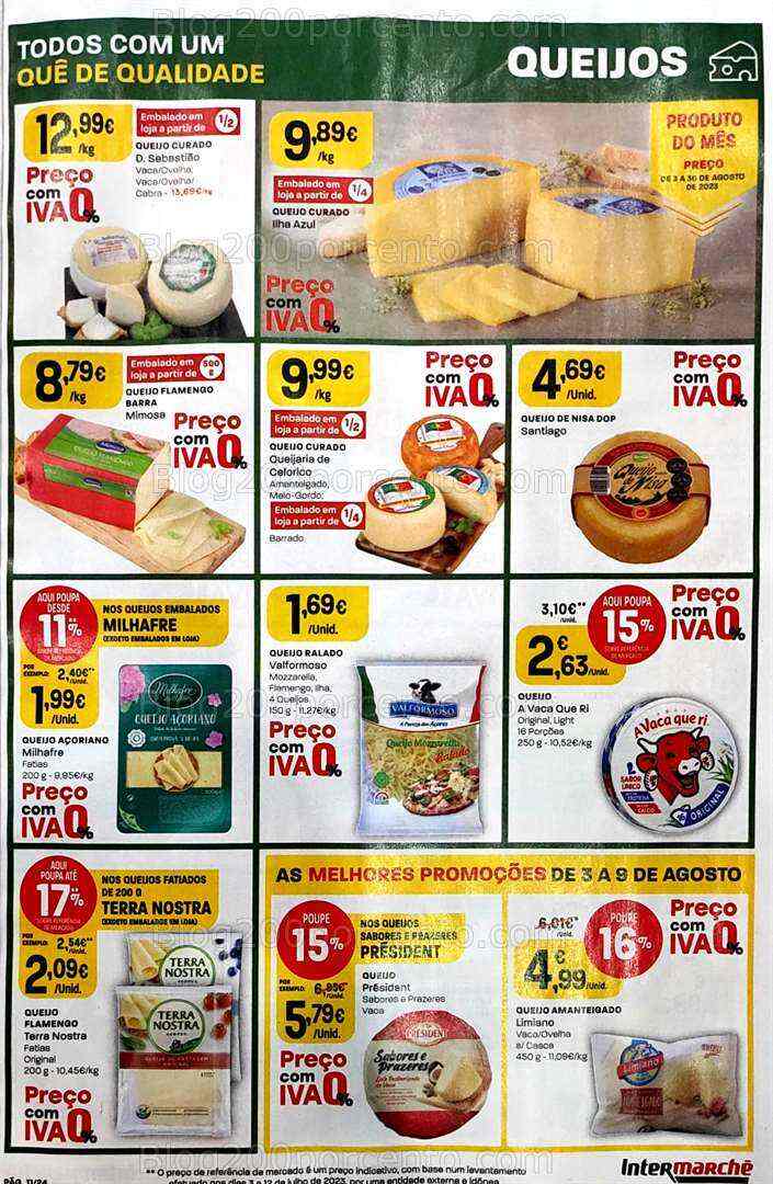 Antevisão Folheto INTERMARCHÉ Promoções de 3 a 9 agosto