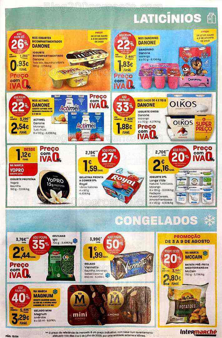 Antevisão Folheto INTERMARCHÉ Promoções de 3 a 9 agosto