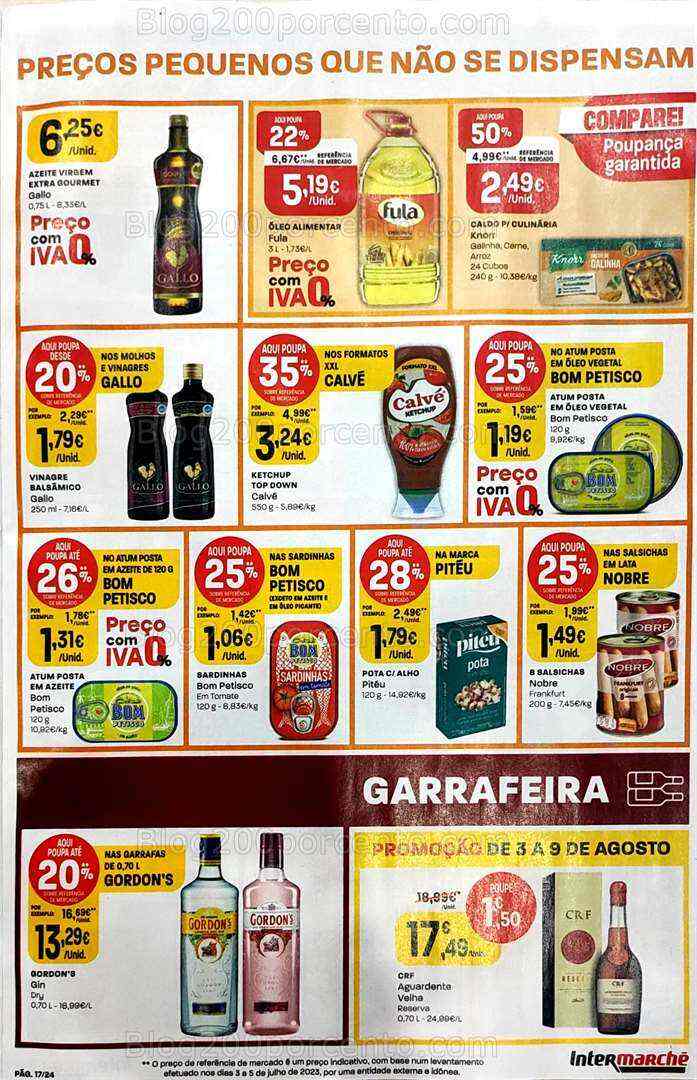 Antevisão Folheto INTERMARCHÉ Promoções de 3 a 9 agosto