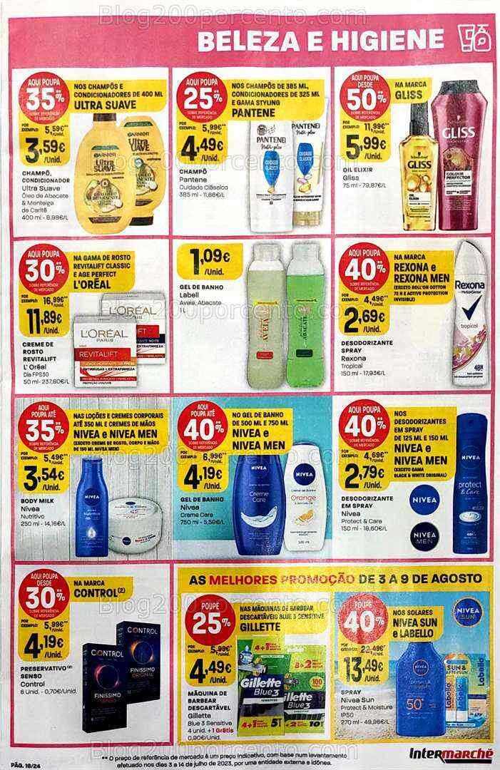 Antevisão Folheto INTERMARCHÉ Promoções de 3 a 9 agosto
