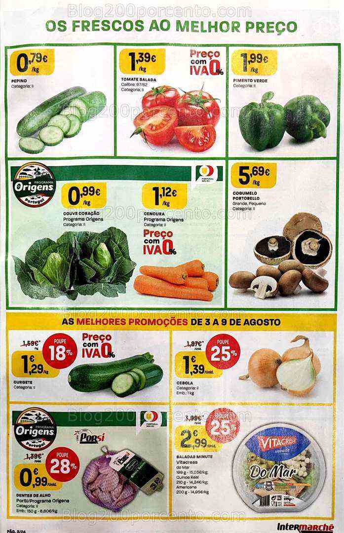 Antevisão Folheto INTERMARCHÉ Promoções de 3 a 9 agosto