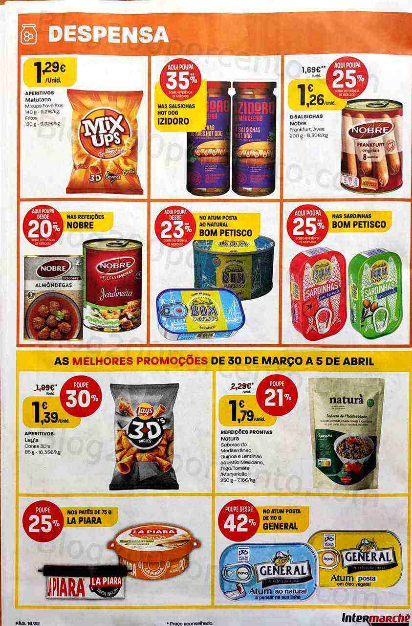 Antevisão Folheto INTERMARCHÉ Promoções de 30 março a 5 abril