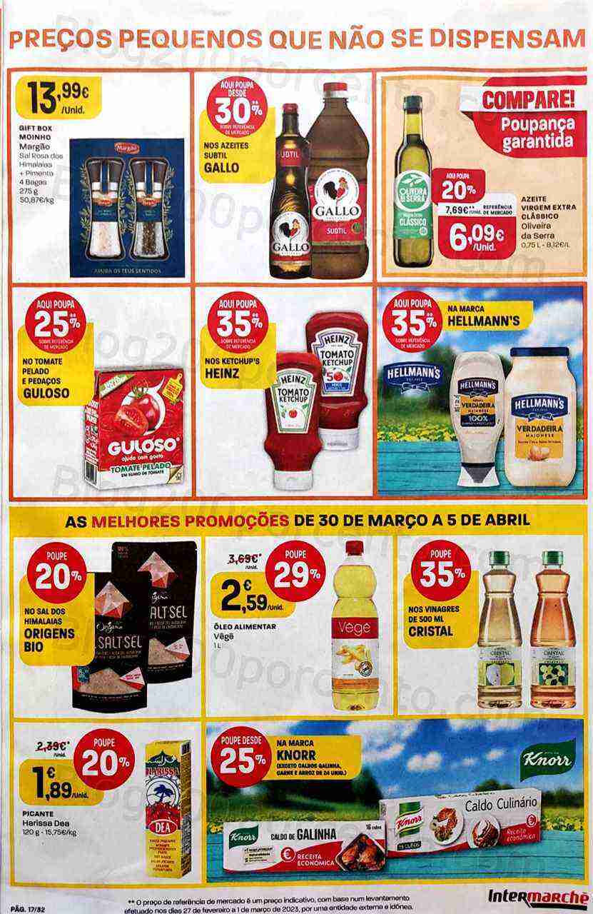 Antevisão Folheto INTERMARCHÉ Promoções de 30 março a 5 abril