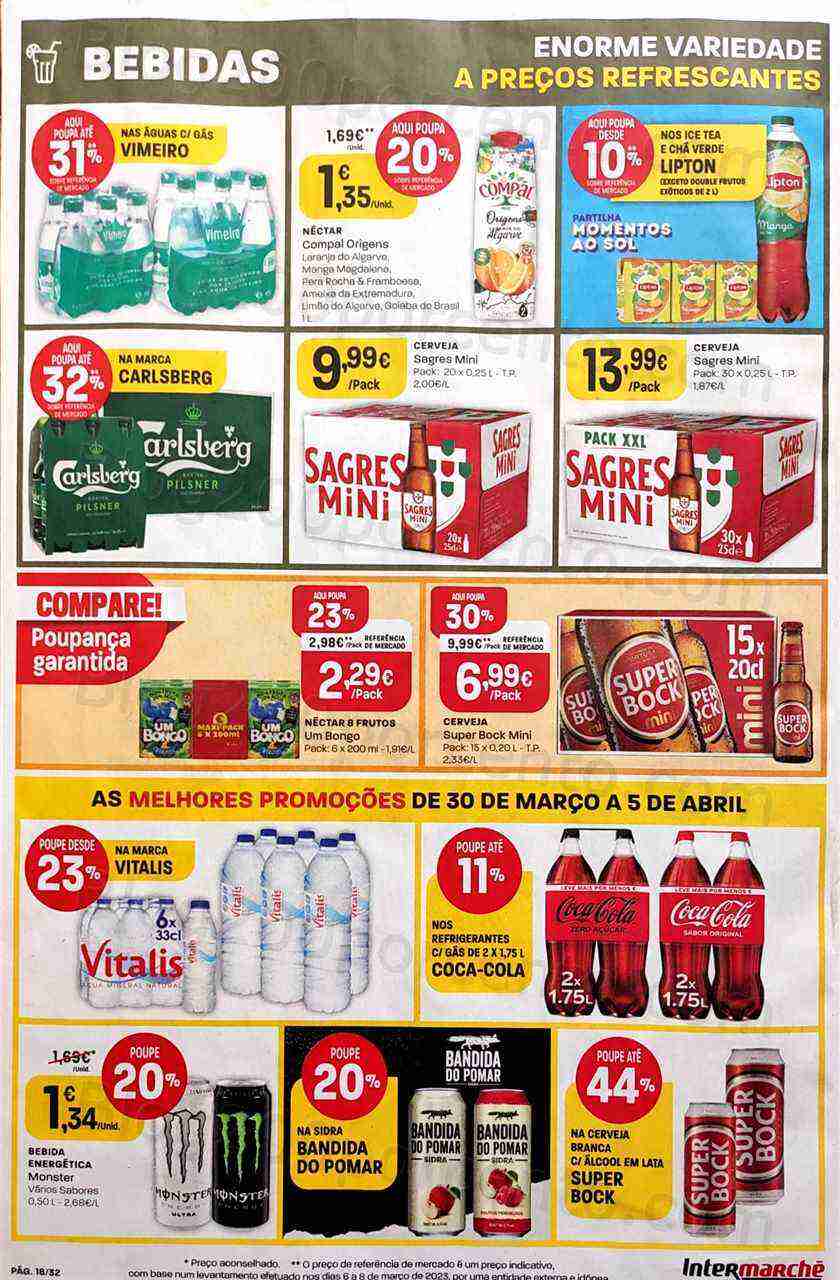 Antevisão Folheto INTERMARCHÉ Promoções de 30 março a 5 abril