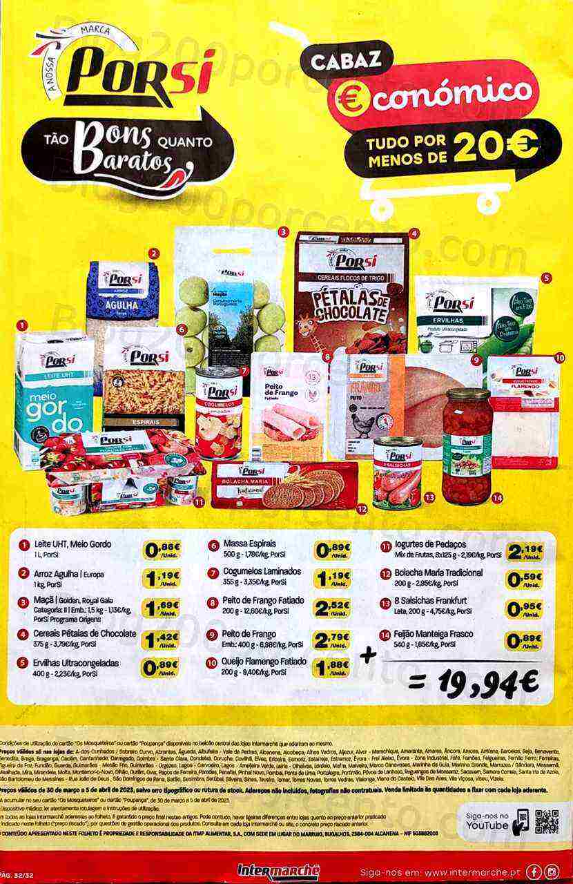 Antevisão Folheto INTERMARCHÉ Promoções de 30 março a 5 abril