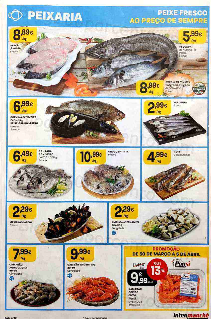 Antevisão Folheto INTERMARCHÉ Promoções de 30 março a 5 abril