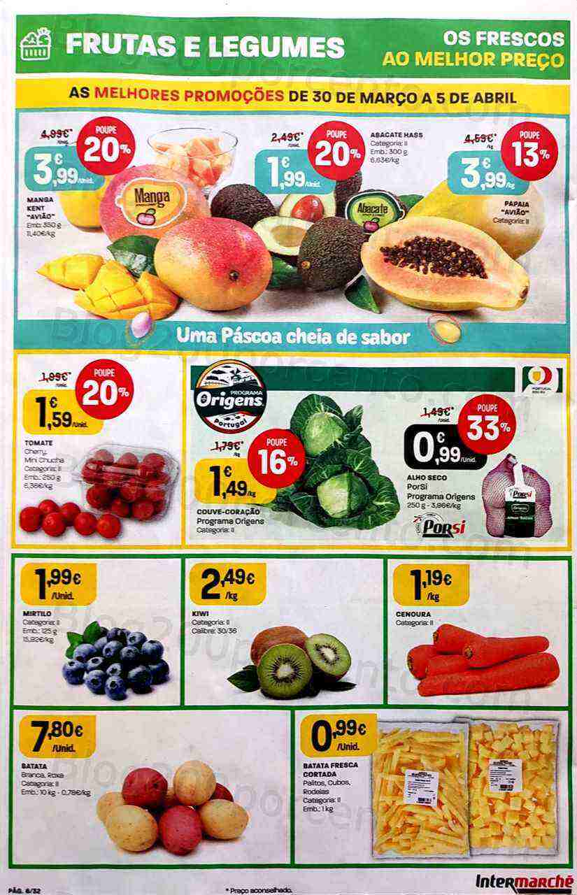 Antevisão Folheto INTERMARCHÉ Promoções de 30 março a 5 abril