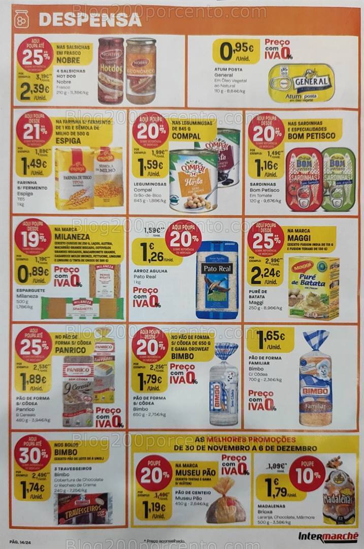 Antevisão Folheto INTERMARCHÉ Promoções de 30 novembro a 6 dezembro