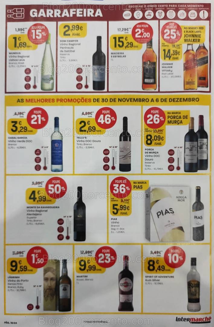 Antevisão Folheto INTERMARCHÉ Promoções de 30 novembro a 6 dezembro