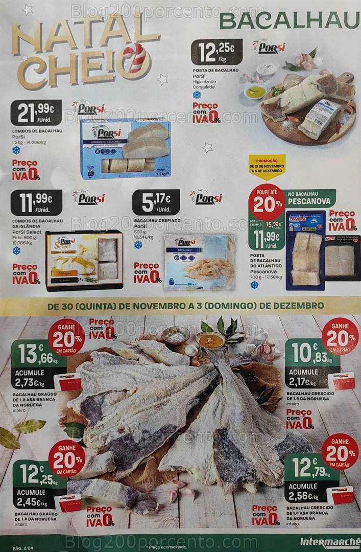 Antevisão Folheto INTERMARCHÉ Promoções de 30 novembro a 6 dezembro