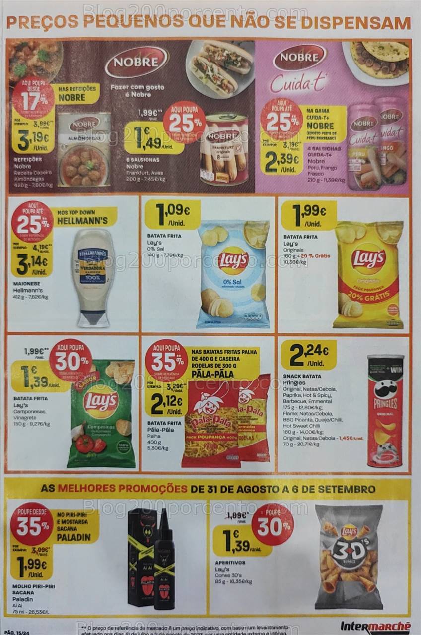 Antevisão Folheto INTERMARCHÉ Promoções de 31 agosto a 6 setembro