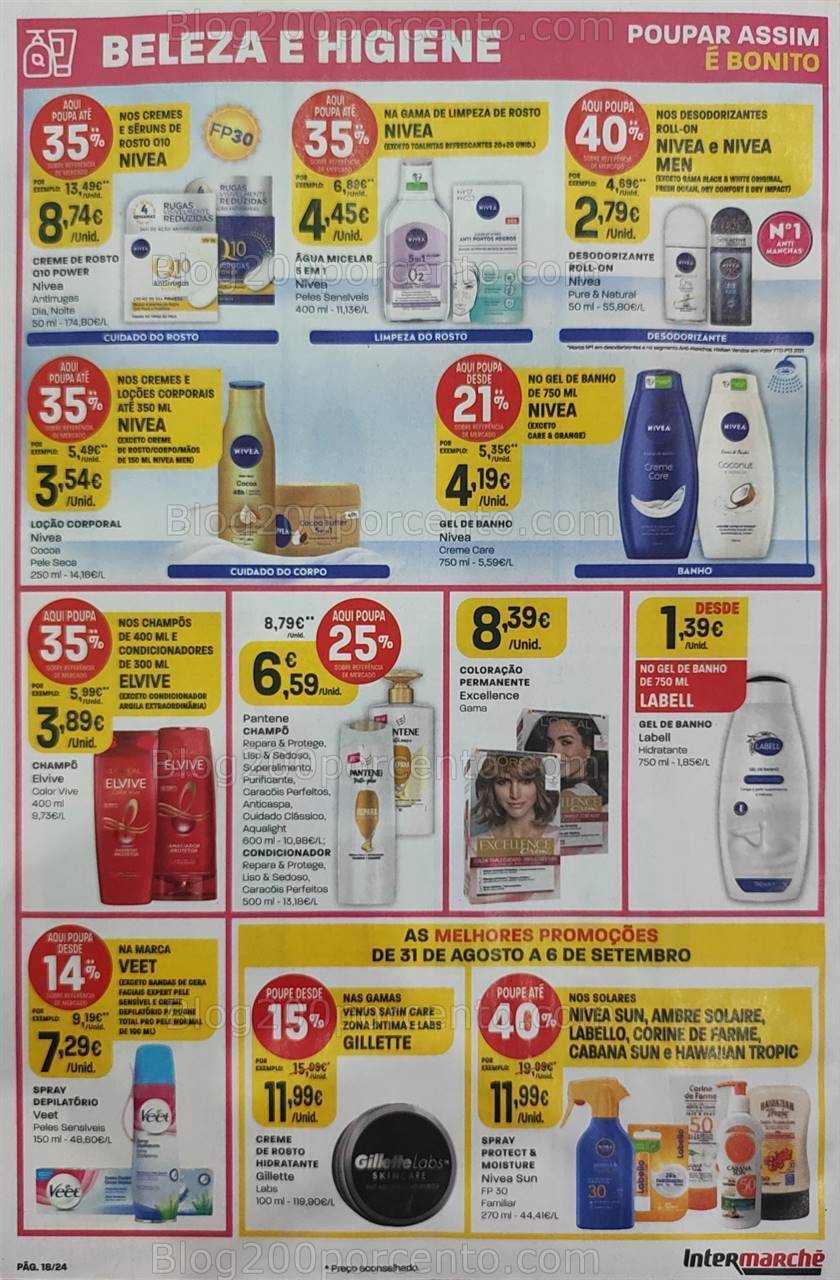 Antevisão Folheto INTERMARCHÉ Promoções de 31 agosto a 6 setembro