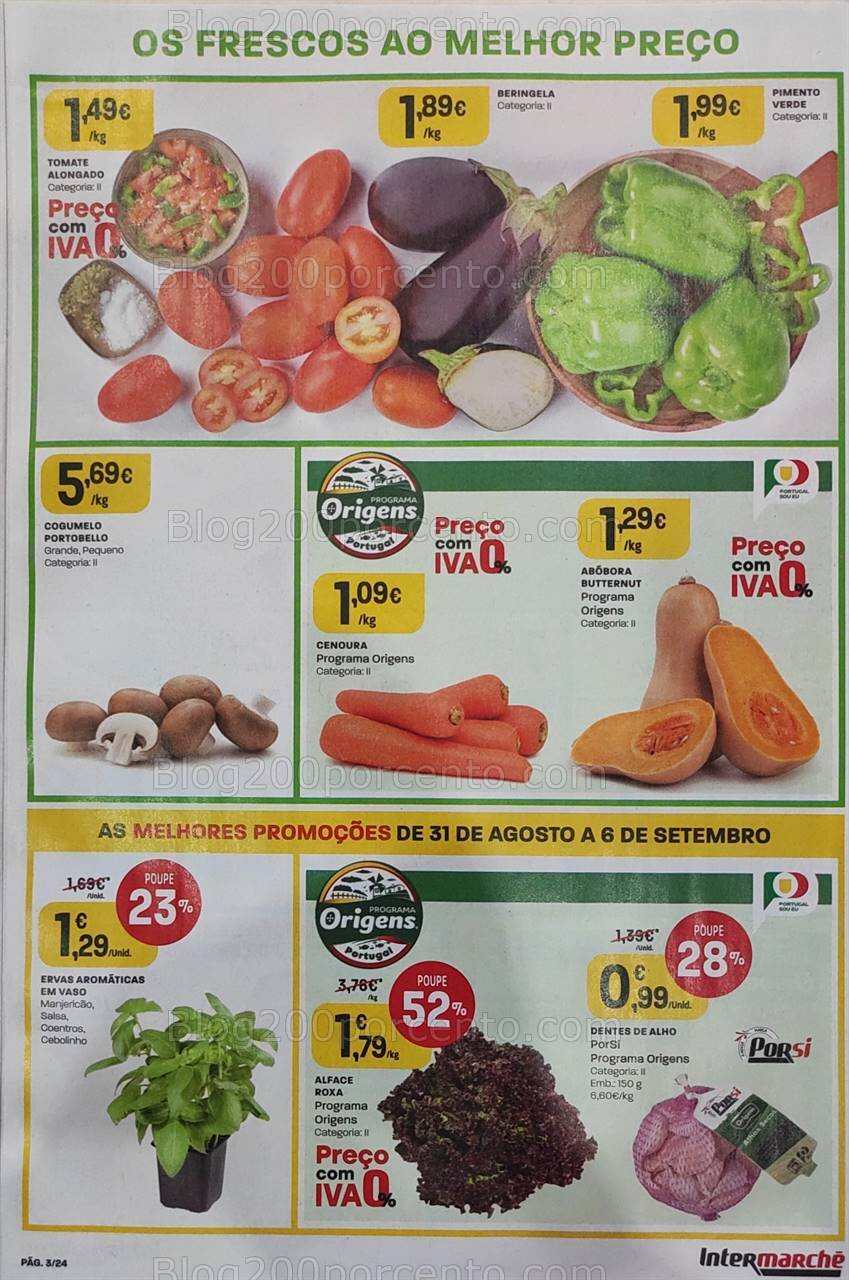 Antevisão Folheto INTERMARCHÉ Promoções de 31 agosto a 6 setembro