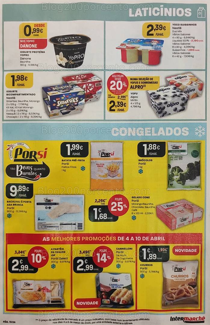 Antevisão Folheto INTERMARCHÉ Super Promoções de 4 a 10 abril