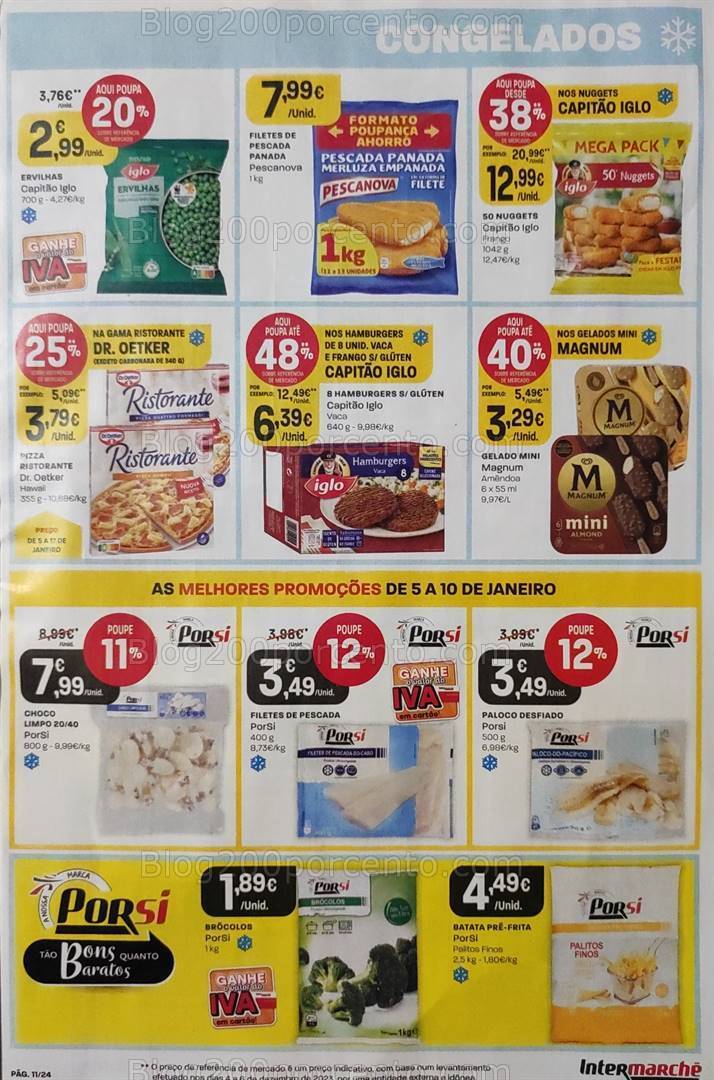 Antevisão Folheto INTERMARCHÉ Promoções de 5 a 10 janeiro