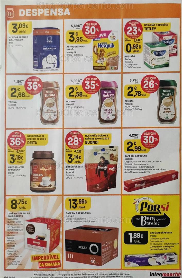 Antevisão Folheto INTERMARCHÉ Promoções de 5 a 10 janeiro