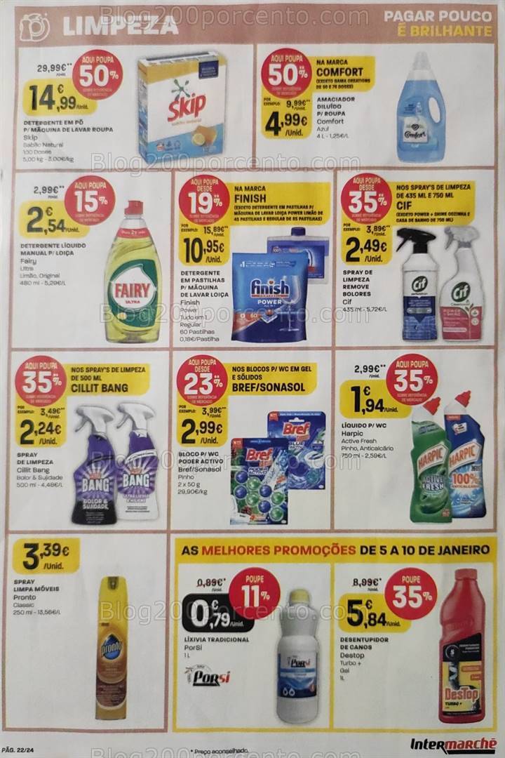 Antevisão Folheto INTERMARCHÉ Promoções de 5 a 10 janeiro