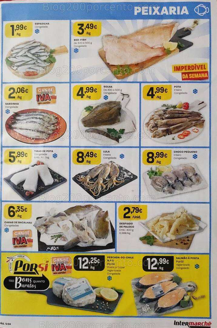 Antevisão Folheto INTERMARCHÉ Promoções de 5 a 10 janeiro