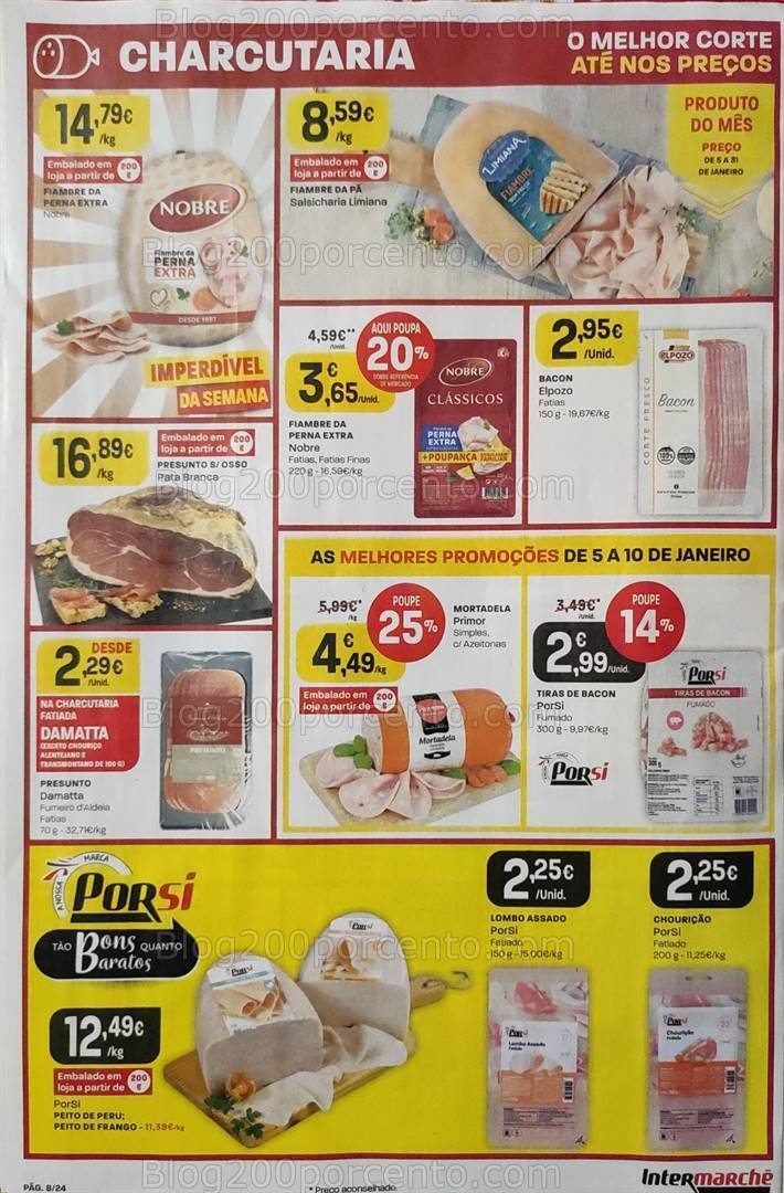 Antevisão Folheto INTERMARCHÉ Promoções de 5 a 10 janeiro