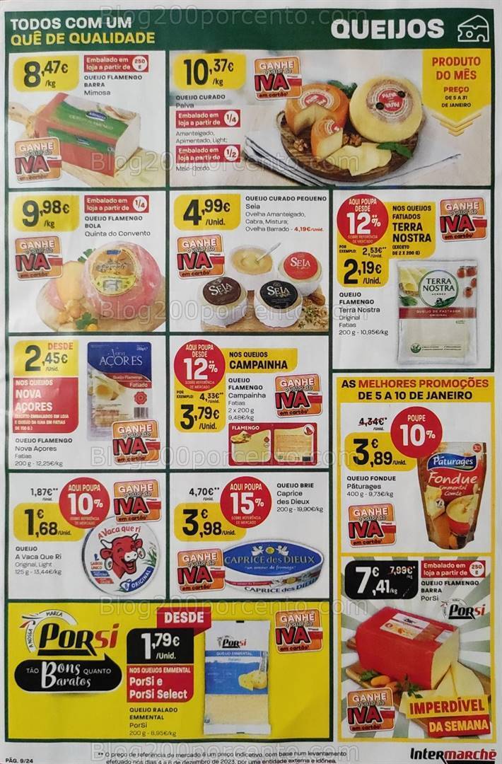 Antevisão Folheto INTERMARCHÉ Promoções de 5 a 10 janeiro