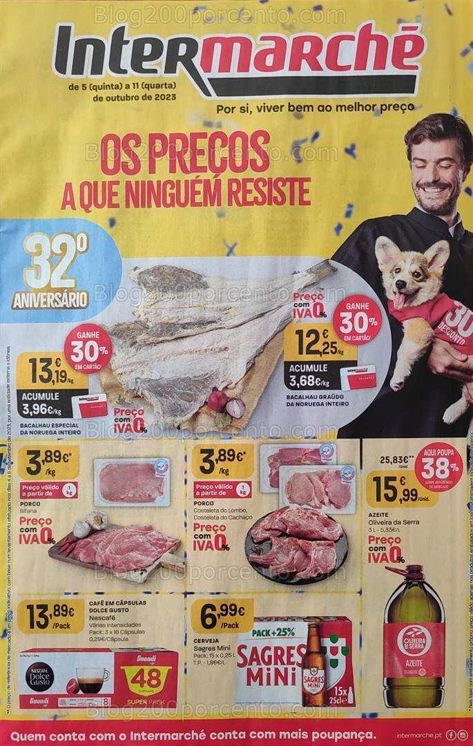 Antevisão Folheto INTERMARCHÉ Promoções 5 a 11 outubro