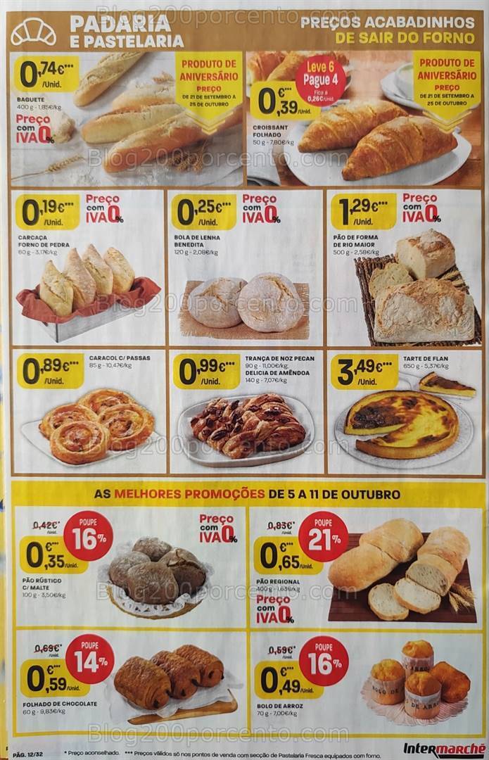 Antevisão Folheto INTERMARCHÉ Promoções 5 a 11 outubro