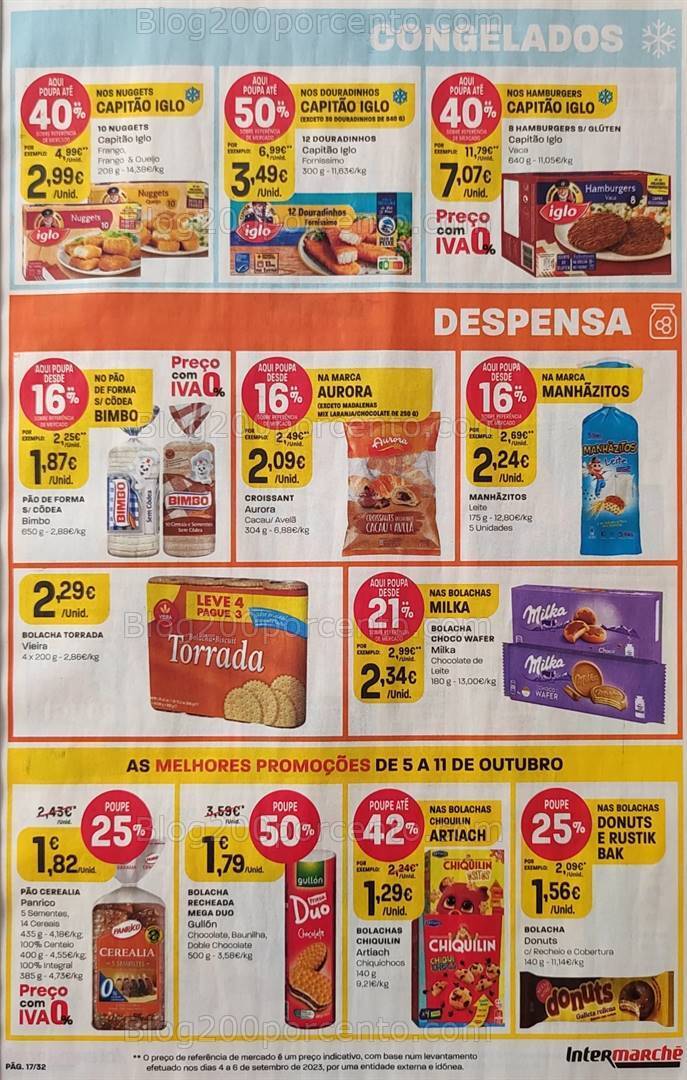 Antevisão Folheto INTERMARCHÉ Promoções 5 a 11 outubro