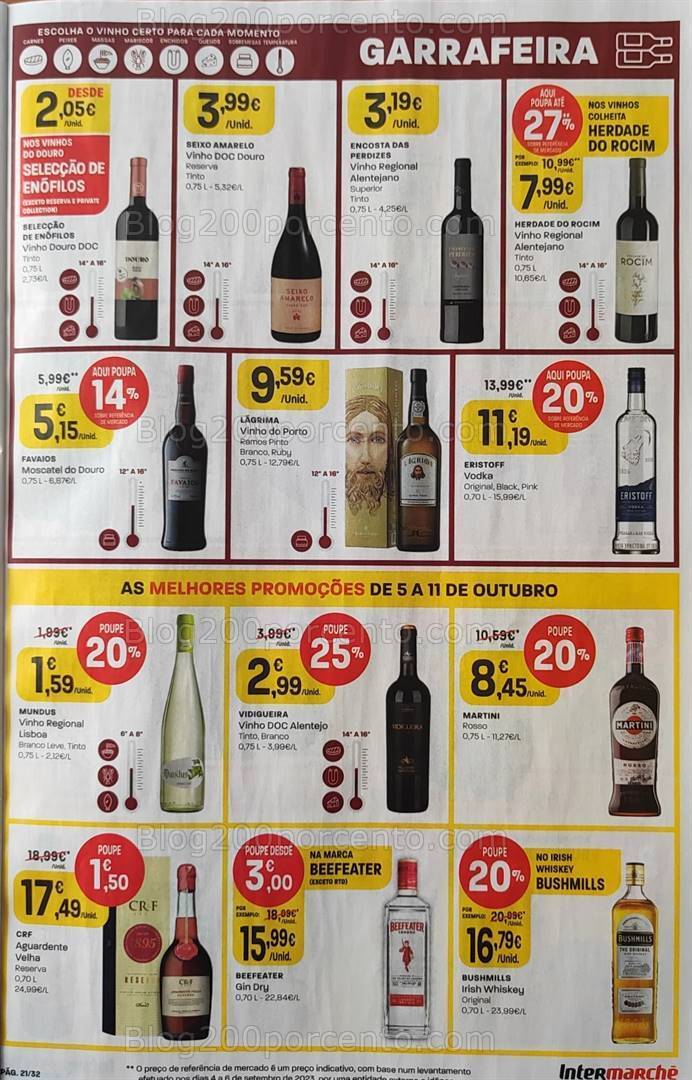 Antevisão Folheto INTERMARCHÉ Promoções 5 a 11 outubro