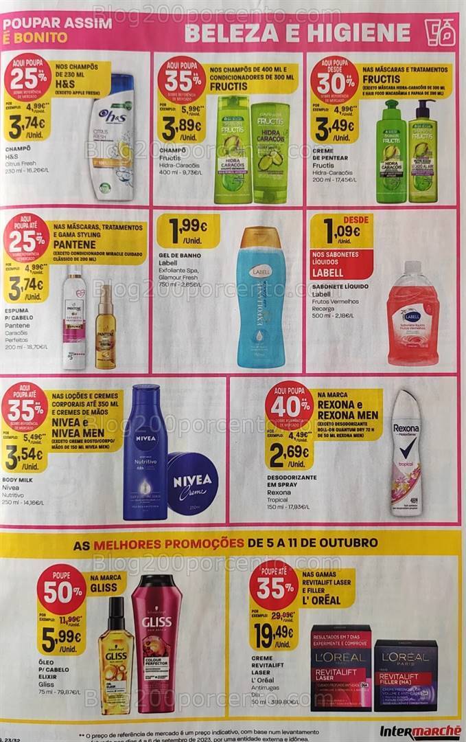 Antevisão Folheto INTERMARCHÉ Promoções 5 a 11 outubro