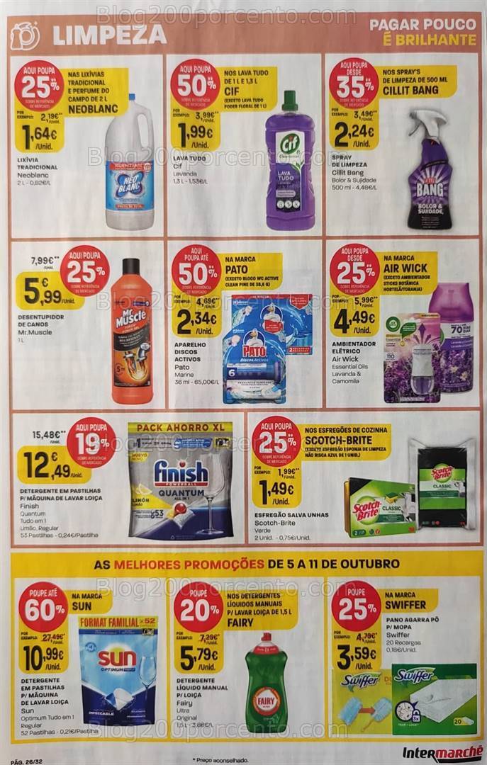 Antevisão Folheto INTERMARCHÉ Promoções 5 a 11 outubro