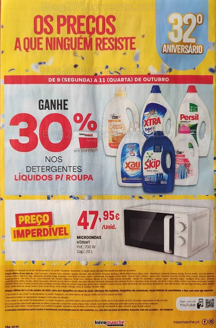 Antevisão Folheto INTERMARCHÉ Promoções 5 a 11 outubro