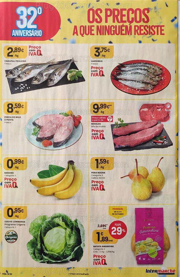 Antevisão Folheto INTERMARCHÉ Promoções 5 a 11 outubro