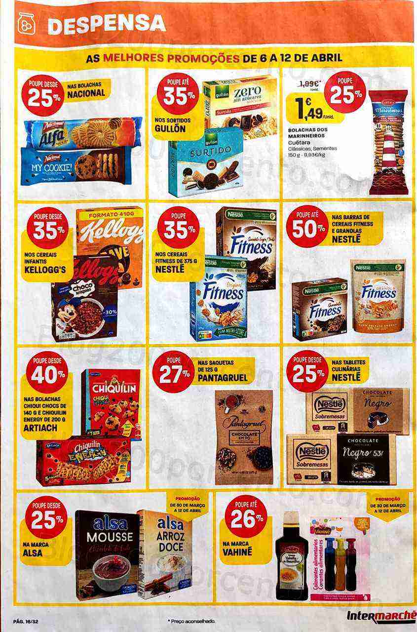 Antevisão Folheto INTERMARCHÉ Promoções de 6 a 12 abril