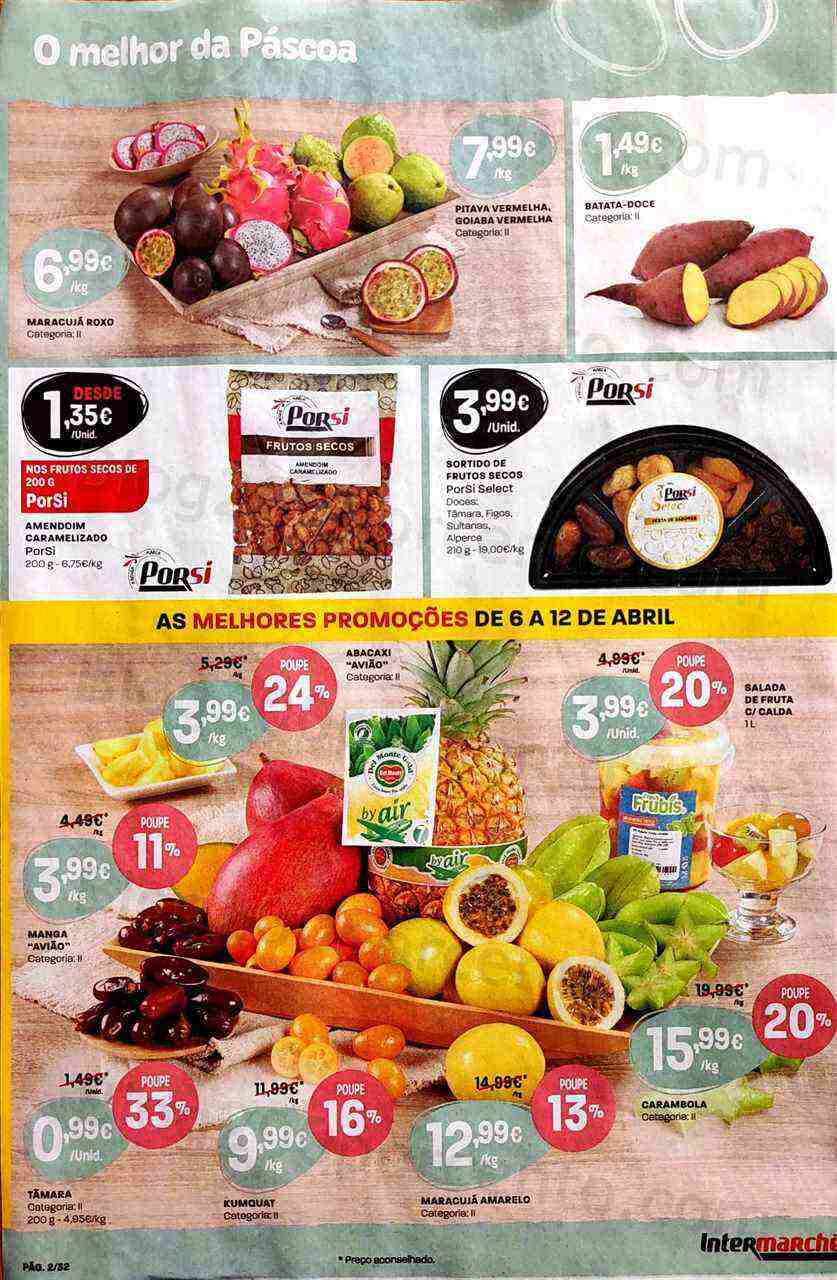 Antevisão Folheto INTERMARCHÉ Promoções de 6 a 12 abril