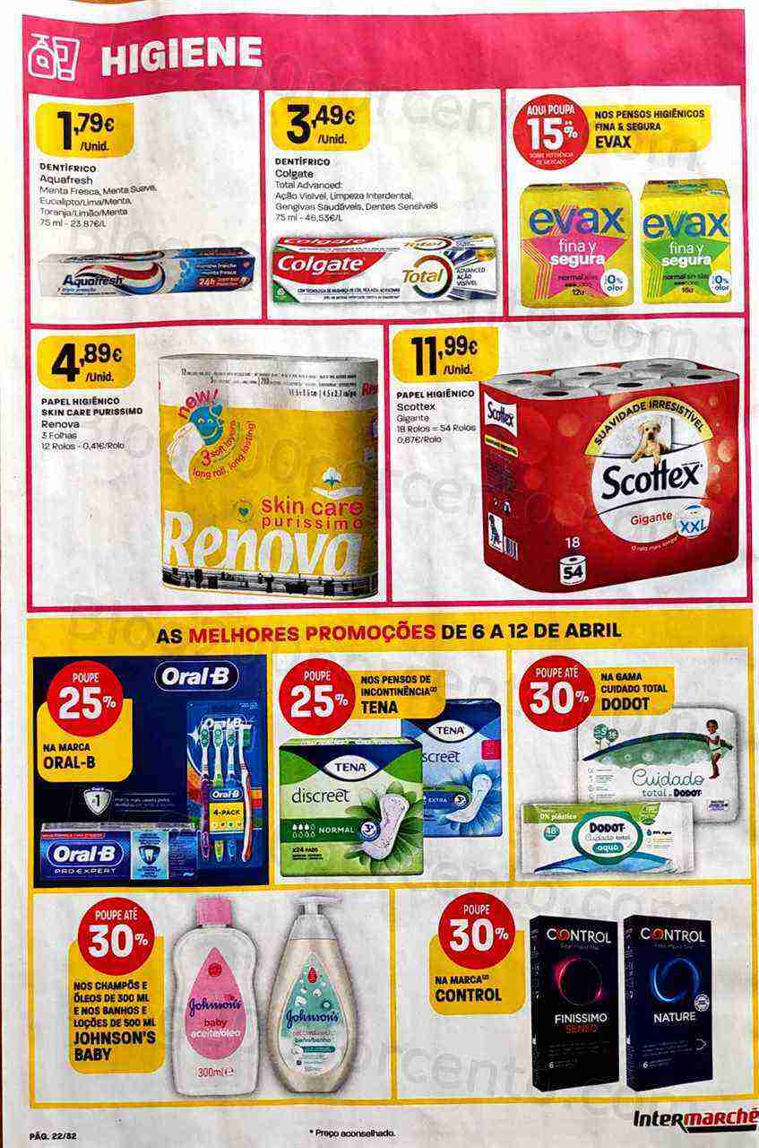 Antevisão Folheto INTERMARCHÉ Promoções de 6 a 12 abril