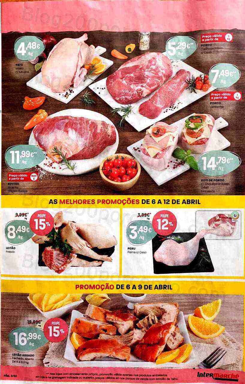 Antevisão Folheto INTERMARCHÉ Promoções de 6 a 12 abril