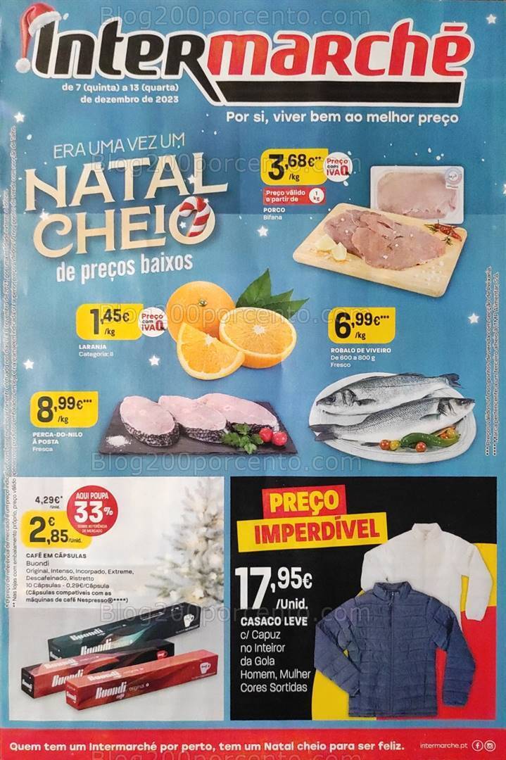 Antevisão Folheto INTERMARCHÉ Promoções de 7 a 13 dezembro