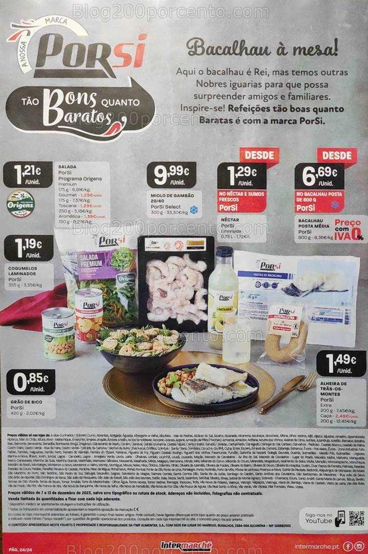 Antevisão Folheto INTERMARCHÉ Promoções de 7 a 13 dezembro