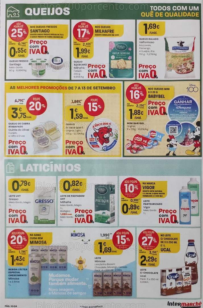 Antevisão Folheto INTERMARCHÉ Promoções de 7 a 13 setembro