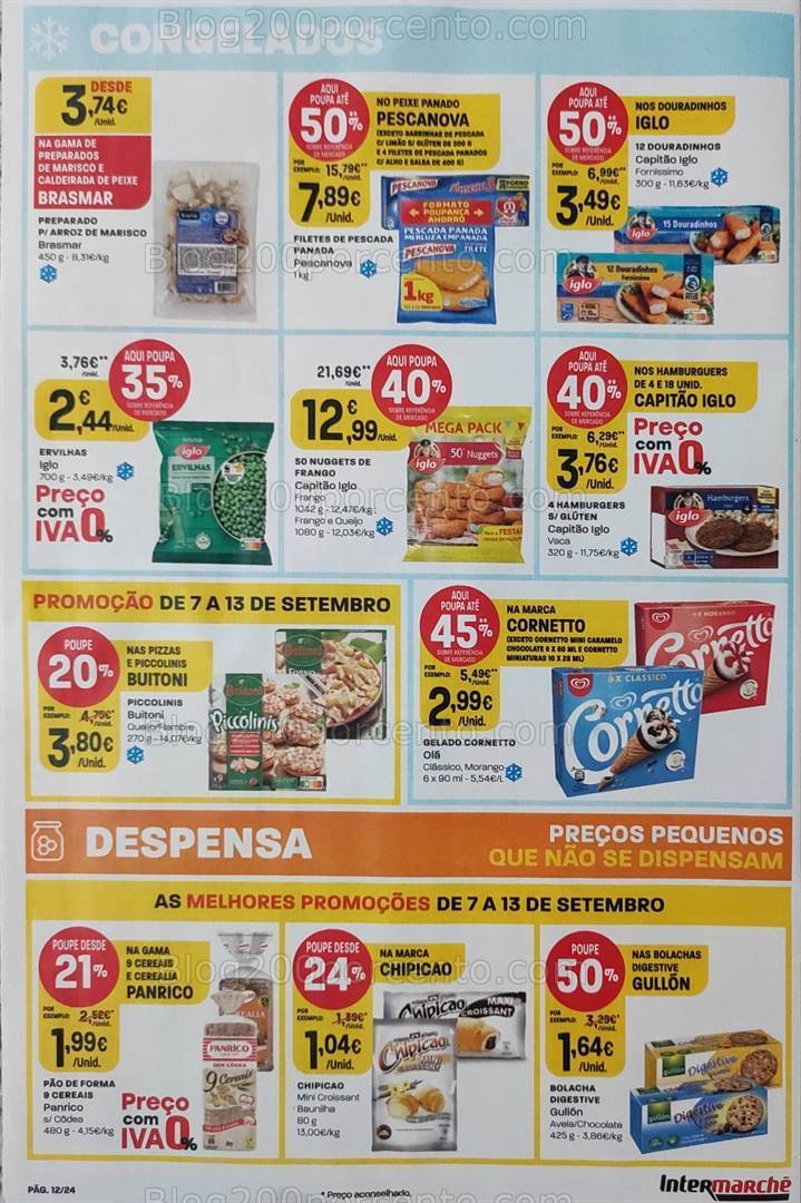 Antevisão Folheto INTERMARCHÉ Promoções de 7 a 13 setembro