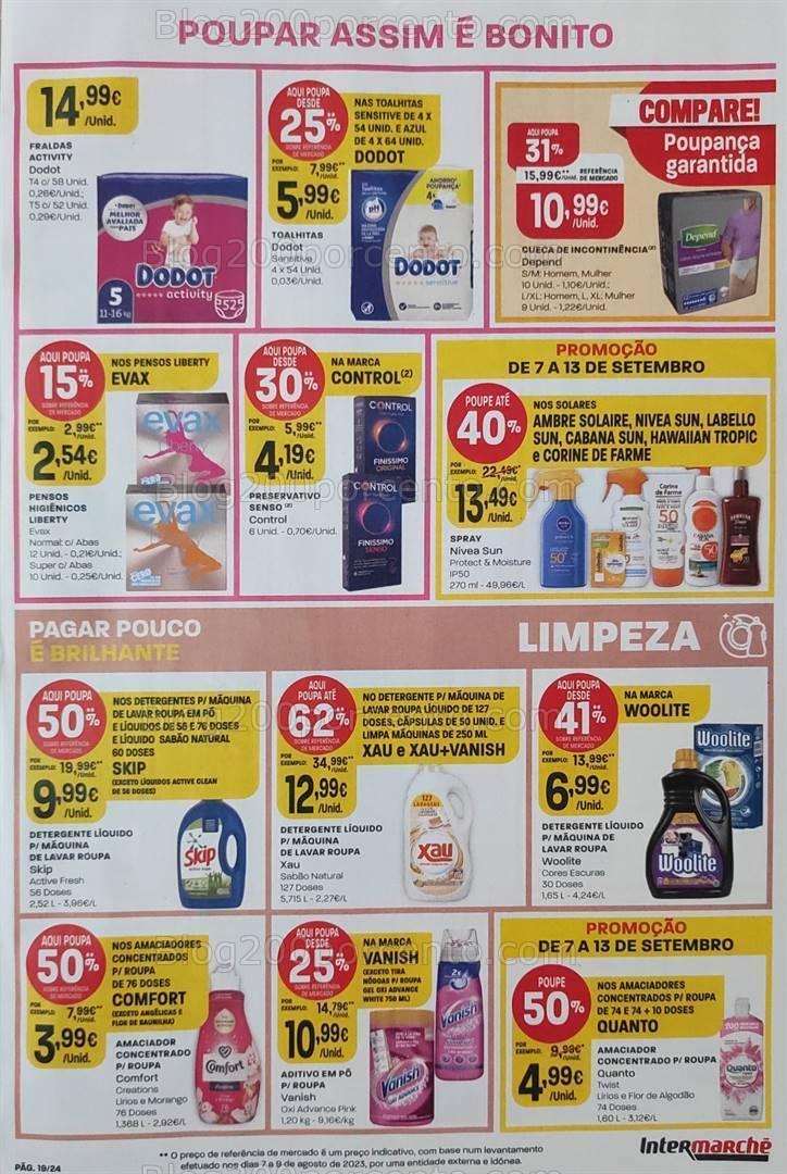 Antevisão Folheto INTERMARCHÉ Promoções de 7 a 13 setembro
