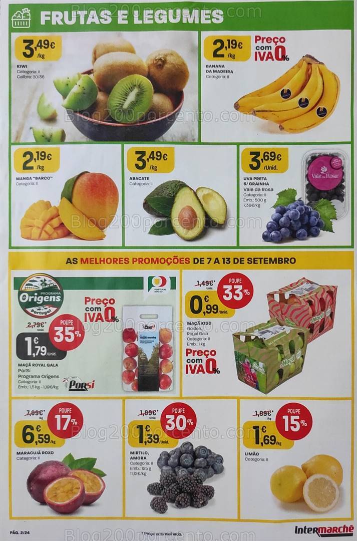 Antevisão Folheto INTERMARCHÉ Promoções de 7 a 13 setembro