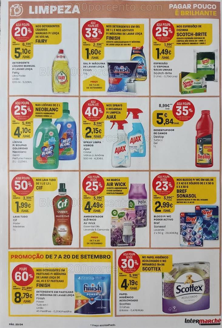 Antevisão Folheto INTERMARCHÉ Promoções de 7 a 13 setembro
