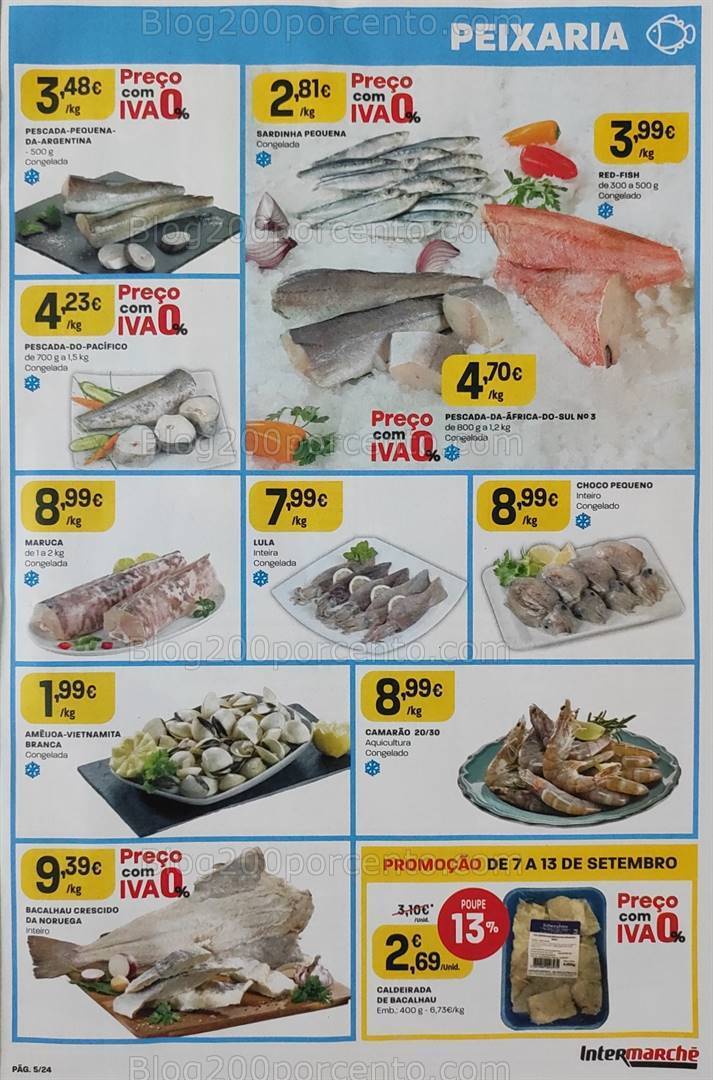 Antevisão Folheto INTERMARCHÉ Promoções de 7 a 13 setembro