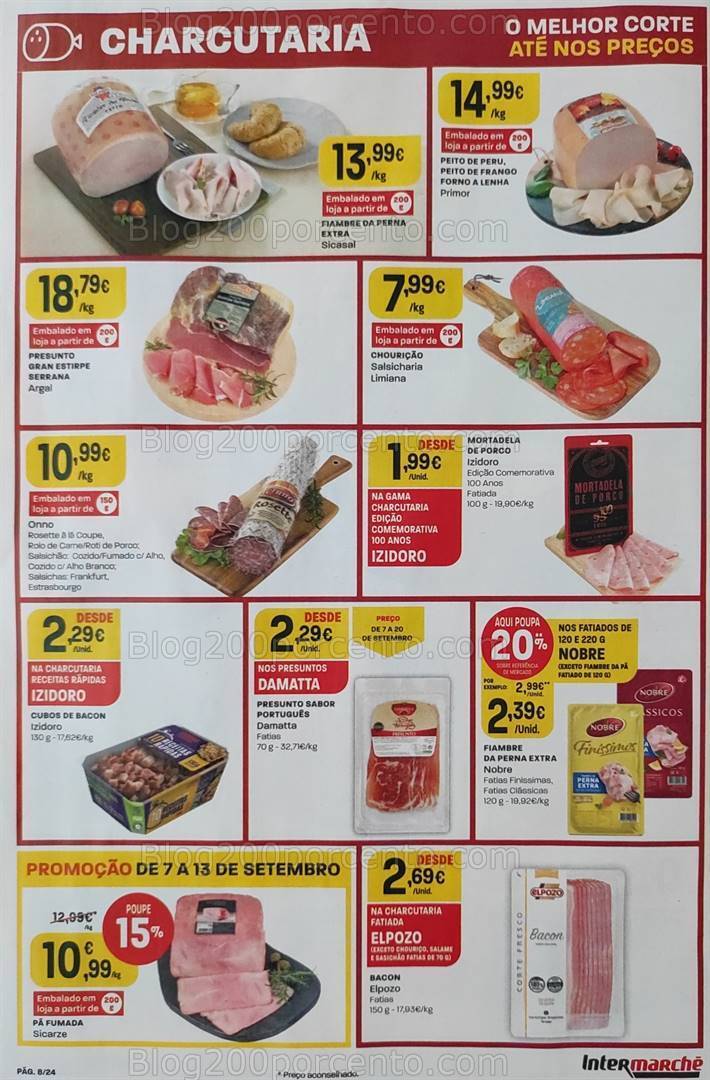 Antevisão Folheto INTERMARCHÉ Promoções de 7 a 13 setembro